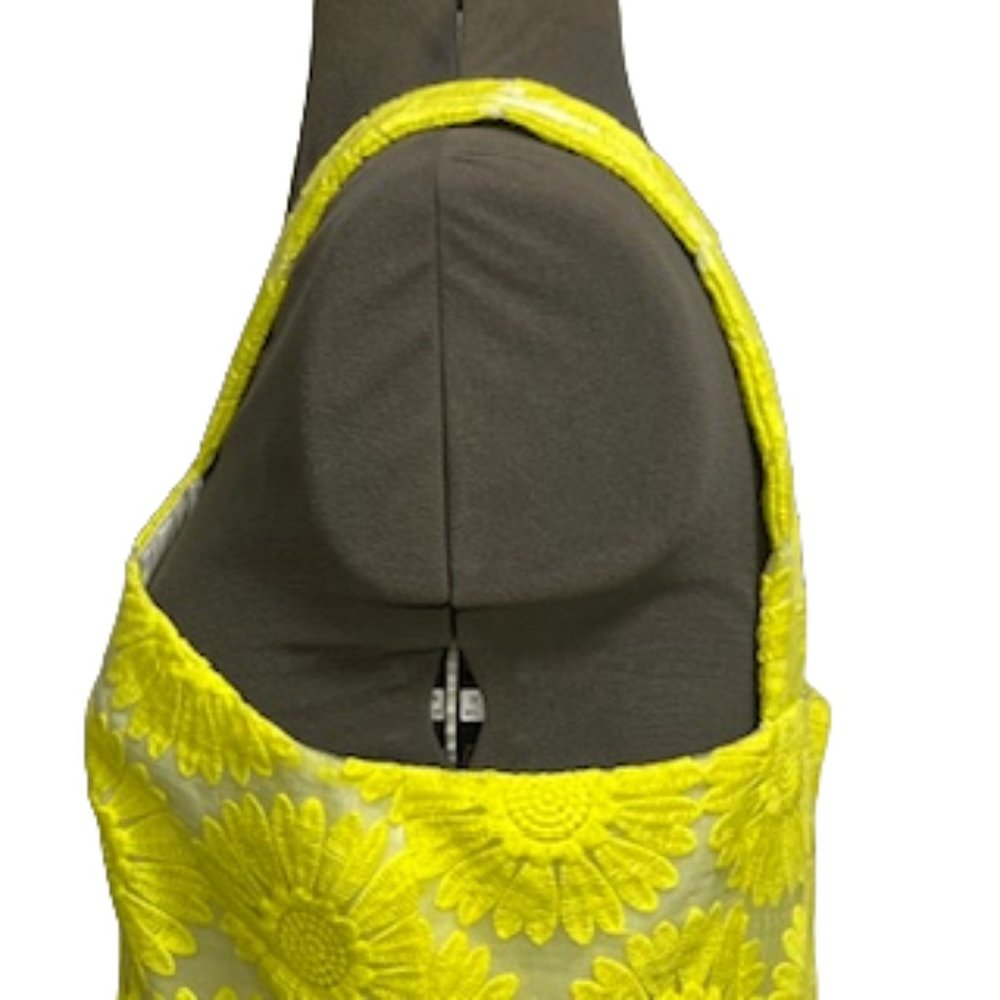 CREMIEUX 'Natalie' Daisy Yellow Halter Dress Size 4 NWT - Picture 11 of 16